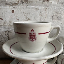 Load image into Gallery viewer, Rare 1960s McMaster University Crestware Cup &amp; Saucer Set - Tentanda Via
