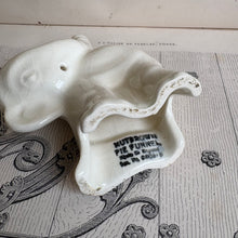 Load image into Gallery viewer, Vintage Nutbrown England Ceramic Elephant Pie Funnel c1940
