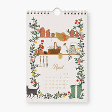 Load image into Gallery viewer, 2027 Garden Study Kitchen Calendar (6x9)
