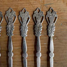 Load image into Gallery viewer, Vintage Mid-Century Silver-Plated Hors d'Oeuvres Forks - Set of 6
