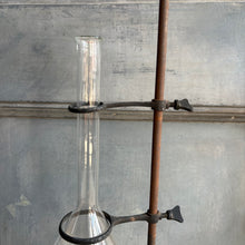Load image into Gallery viewer, Antique Iron Lab Stand with Volumetric Flask
