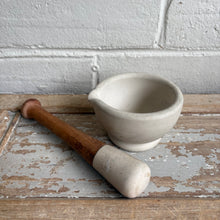 Load image into Gallery viewer, 1920s-1940s English Apothecary Mortar &amp; Pestle

