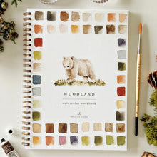 Load image into Gallery viewer, Woodland Watercolour Workbook
