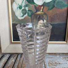 Load image into Gallery viewer, Vintage Pressed Glass Bud Vase - Art Deco Style
