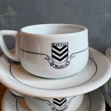 Load image into Gallery viewer, Set/4 Vintage Rombouts Cafe Cups &amp; Saucers c1960s
