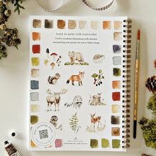 Load image into Gallery viewer, Woodland Watercolour Workbook
