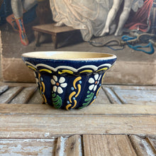 Load image into Gallery viewer, Vintage Hand-Painted Ceramic Kougelhopf Mold (Alsatian Bundt Mold)
