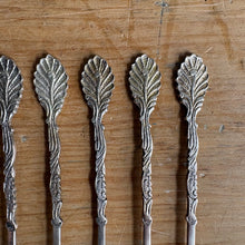 Load image into Gallery viewer, Vintage Mid-Century Silver-Plated Hors d'Oeuvres Forks - Set of 6
