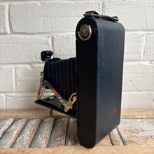 Load image into Gallery viewer, Vintage No. 1A Pocket Kodak Jr. Folding Camera — Blue
