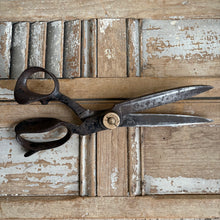 Load image into Gallery viewer, Antique Tailor’s Shears – J. Wiss &amp; Sons c1890
