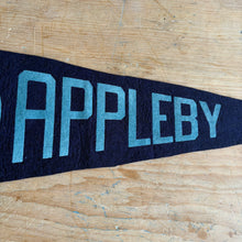 Load image into Gallery viewer, Vintage Appleby College Felt Pennant – Oakville, Ontario c1950
