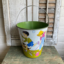 Load image into Gallery viewer, Vintage Tin Litho Child’s  Beach Pail

