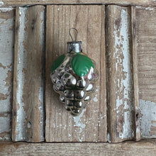 Load image into Gallery viewer, Vintage Soviet-Era Grape Blown Glass Christmas Ornament c1950
