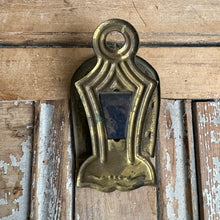 Load image into Gallery viewer, Antique Brass Myers &amp; Son Good Luck Clip c1870
