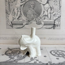 Load image into Gallery viewer, Vintage Nutbrown England Ceramic Elephant Pie Funnel c1940

