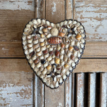 Load image into Gallery viewer, Vintage Sailor’s Valentine Style Shell Heart Box
