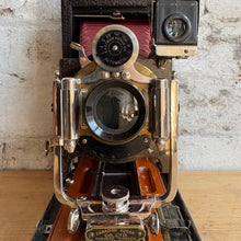 Load image into Gallery viewer, Rare Canadian Kodak Folding Camera c. 1905 Red Bellows - Bausch &amp; Lomb Lens
