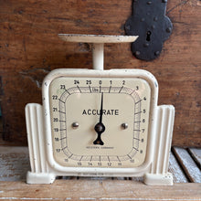 Load image into Gallery viewer, Vintage 1950s ACCURATE Art Deco Kitchen Scale - Western Germany - 25 Lbs
