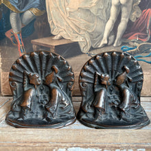 Load image into Gallery viewer, Antique Art Deco Chinoiserie Bookend Pair c1920
