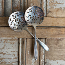 Load image into Gallery viewer, Antique Silverplated Tomato Spoon
