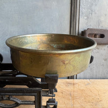 Load image into Gallery viewer, Antique French 8kg Cast Iron Scale with Brass Pans - c.1900
