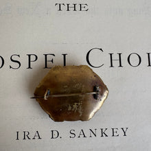 Load image into Gallery viewer, Victorian Gold-Filled Hairwork Mourning Brooch (c. 1870–1890)
