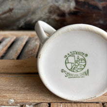 Load image into Gallery viewer, Vintage Green Scroll Creamer
