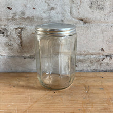Load image into Gallery viewer, Vintage Hoosier Glass Tea Canister - 5"H
