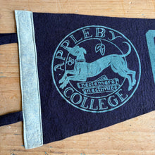 Load image into Gallery viewer, Vintage Appleby College Felt Pennant – Oakville, Ontario c1950
