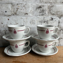 Load image into Gallery viewer, Rare 1960s McMaster University Crestware Cup &amp; Saucer Set - Tentanda Via
