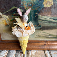 Load image into Gallery viewer, Handmade Spun Cotton Bunny Cone Ornaments
