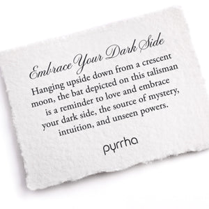 Pyrrha - Embrace Your Dark Side Talisman Necklace