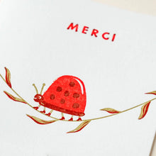 Load image into Gallery viewer, Merci Ladybug Greeting Card
