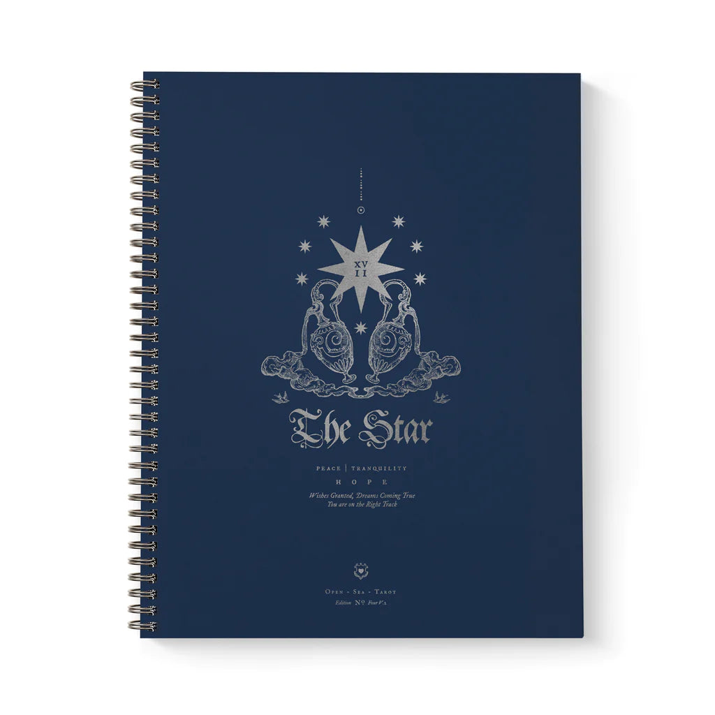 The Star Daily Tarot Card Journal by Open Sea Design
