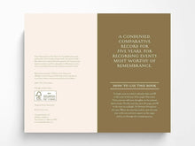 Load image into Gallery viewer, Gilded One Line A Day: A Five-Year Memory Book
