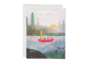 Four Canoe Single Card