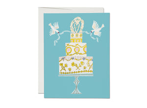 Love Cake Wedding Card by Red Cap Cards