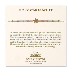 Lucky Star Bracelet by Cast of Stones