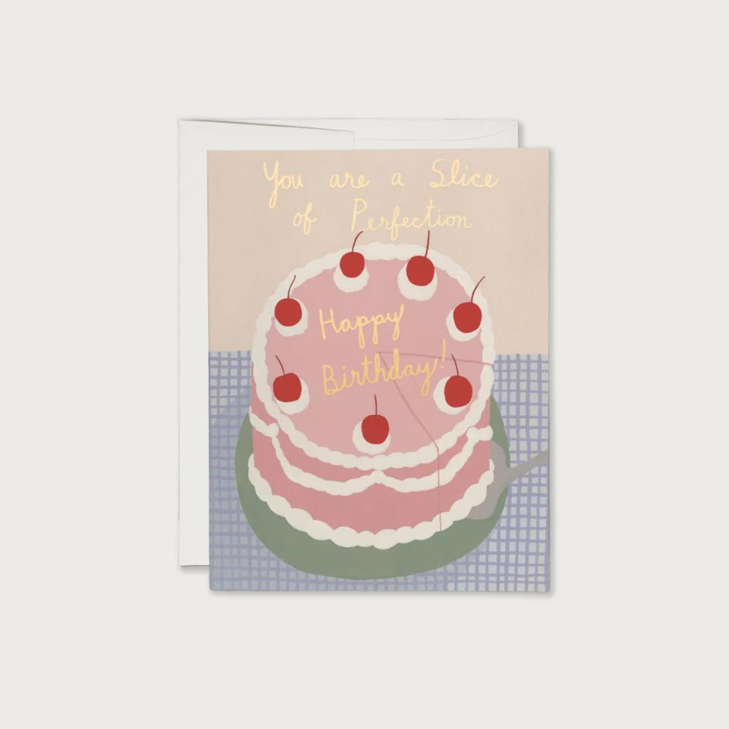 Slice of Perfection Birthday Card by Red Cap Cards