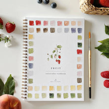 Load image into Gallery viewer, Fruit Watercolour Workbook Made Emily Lex Studio in the United States
