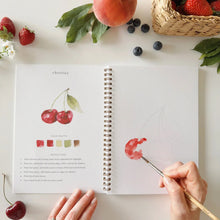 Load image into Gallery viewer, Fruit Watercolour Workbook Made Emily Lex Studio in the United States
