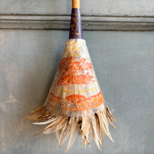 Load image into Gallery viewer, NOS 1950s Turkey Feather Duster - Original Cellophane - Wood Handle
