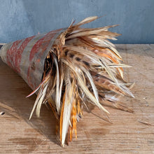 Load image into Gallery viewer, NOS 1950s Turkey Feather Duster - Original Cellophane - Wood Handle

