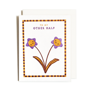 Other Half Letterpress Card made in Edmonton Alberta Canada