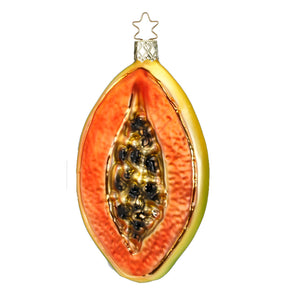 Papaya Glass Ornament by Inge Glas in Germany