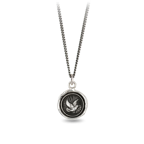 Pyrrha - Peace Dove Talisman Necklace