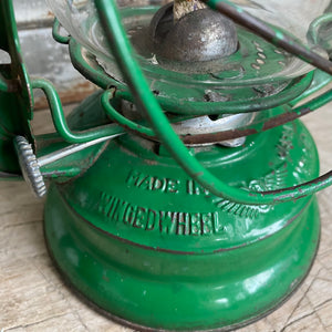 Vintage Green Kerosene Lantern