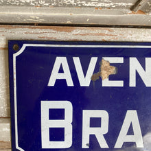 Load image into Gallery viewer, Antique Porcelain Street Sign
