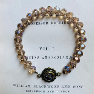 Antique Button Stretch Bracelet
