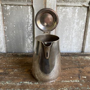 Vintage Silverplated Monogrammed Hot Water Pot